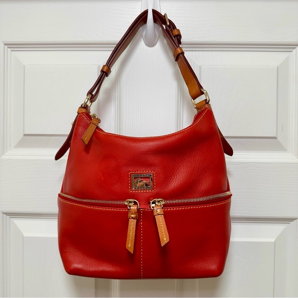 Dooney & Bourke Wexford Collection Mulberry Leather Shoulder Bag | Great ✨ - Picture 1 of 17